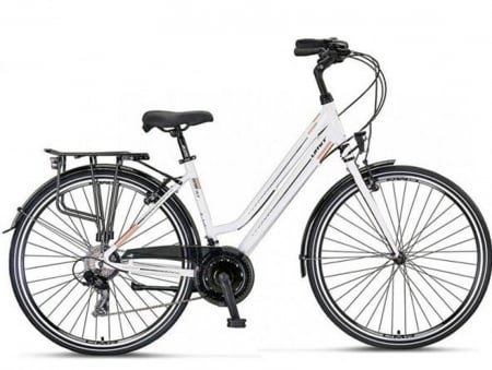BICICLETE ORAS-TREKKING - Bicicleta oras 28" UMIT Ventura Lady, cadru aluminiu 17", frane V-Brake, manete secventiale, 21 viteze