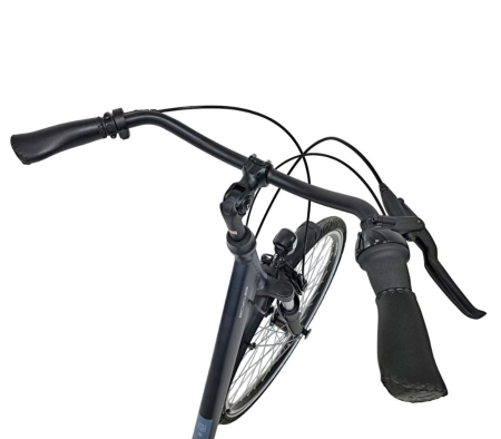 Bicicleta oras DEVRON Almeria Lady, cadru aluminiu 21.5", manete revoshift, frane V-Brake hidraulice, 7 viteze, bleumarin [2]