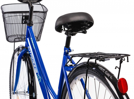 Bicicleta oras 28" CITADINNE 2812, cadru otel 20", frane V-Brake/torpedo, single speed, albastru [4]