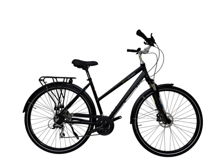 BICICLETE ORAS-TREKKING - Bicicleta Oras Kieler Lady - 28 Inch, L, Negru