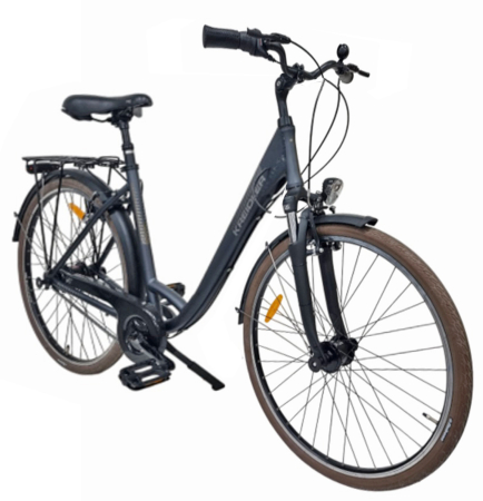 BICICLETE ORAS-TREKKING - Bicicleta oras 28" KREIDLER Raise R1284, cadru aluminiu 19.5", manete revoshift, frane V-Brake, 9 viteze, negru