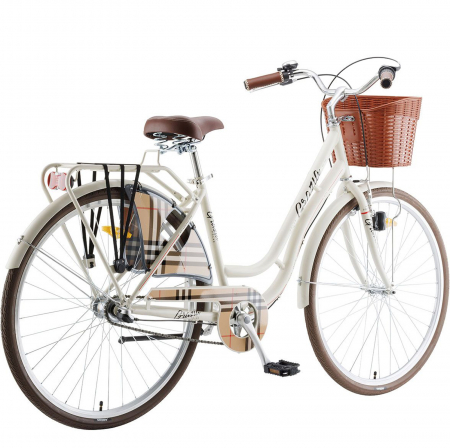 Bicicleta oras 28" POLAR Grazia Nexus, cadru otel 19.5", frane V-Brake, 3 viteze, bej [2]