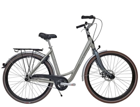 BICICLETE ORAS-TREKKING - Bicicleta oras 28" STELLA Livorno 28080, cadru aluminiu, manete revoshift, frane mecanica disc/V-Brake, 7 viteze