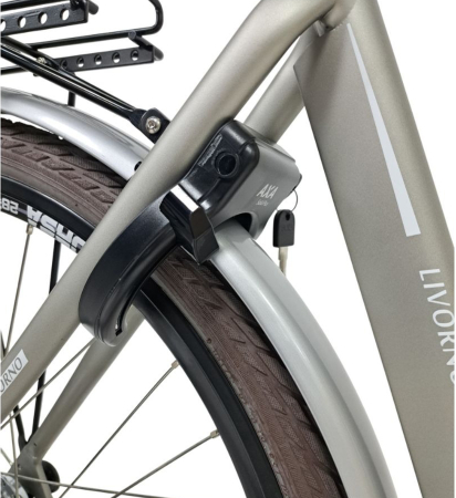 Bicicleta oras 28" STELLA Livorno 28080, cadru aluminiu, manete revoshift, frane mecanica disc/V-Brake, 7 viteze [7]