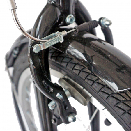 Bicicleta pliabila 20" VELORS Polo V2053, cadru otel, frane V-Brake, 7 viteze, alb/rosu [6]