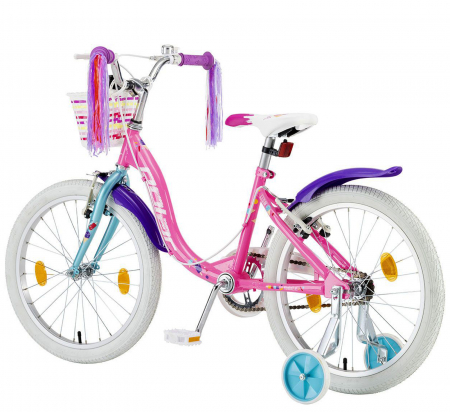 Bicicleta copii 20" POLAR Junior Icecream, roz, varsta 7-10 ani [2]