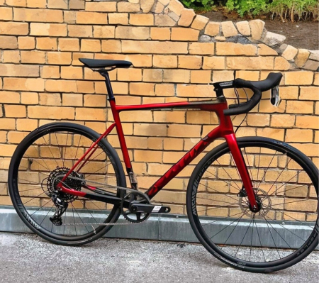 Bicicleta Road 28" RAYMON RaceRay 8.0, cadru carbon, manete ergopower, frane hidraulice, 12 viteze, rosu [6]