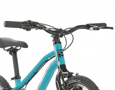 Bicicleta copii MTB-HT 20" ROCK MACHINE Thunder 20 VB, cadru aluminiu 10", manete revoshift, frane V-Brake, 7 viteze, Jade Blue [9]