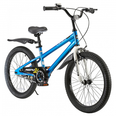 20" (varsta 7-10 ani) - Bicicleta copii 20" ROYAL BABY Freestyle, albastru, varsta 7-10 ani