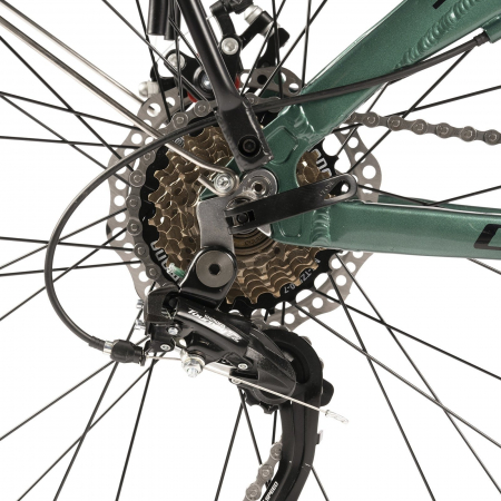 Bicicleta Trekking 28" CARPAT 700C, cadru aluminiu 18", manete secventiale, frane disc, 21 viteze [7]