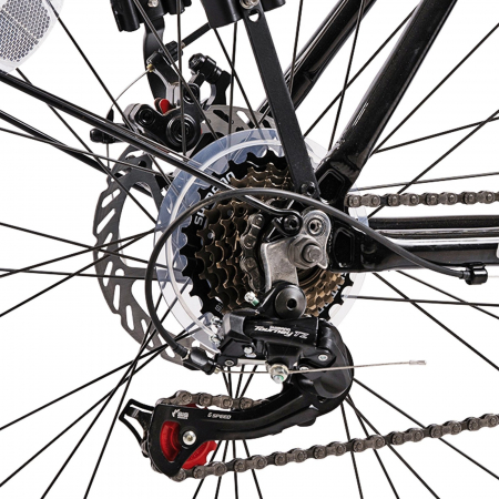 Bicicleta Trekking 28" CARPAT Rocky, cadru aluminiu 18", manete secventiale, frane disc, 21 viteze [6]