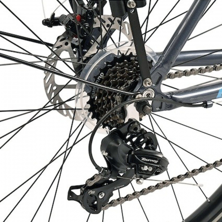 Bicicleta Trekking 28" CARPAT Rocky, cadru aluminiu 18", manete secventiale, frane disc, 21 viteze [6]