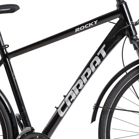 Bicicleta Trekking 28" CARPAT Rocky, cadru aluminiu 18", manete secventiale, frane disc, 21 viteze [10]