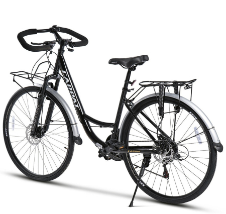 Bicicleta Trekking 28" CARPAT Smart, cadru otel 18", manete secventiale, frane disc, 21 viteze [2]