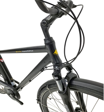 Bicicleta oras 28" KREIDLER Kieler Man, cadru aluminiu, manete secventiale, frane hidraulice, 8 viteze, negru [3]