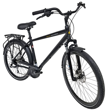 Bicicleta oras 28" KREIDLER Kieler Man, cadru aluminiu, manete secventiale, frane hidraulice, 8 viteze, negru [1]