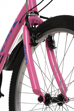 Bicicleta Trekking Rich R2430A 24", Fucsia/Albastru/Mov [5]