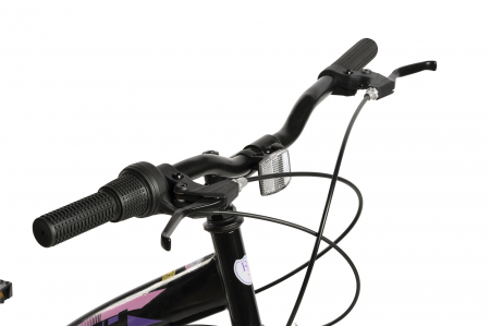 Bicicleta Trekking Rich R2430A 24", Negru/Fucsia [6]
