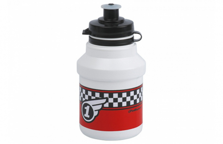 BIDONASE APA - Bidon Apa Polisport Race - 350 Ml, Clip-On, Alb-Rosu