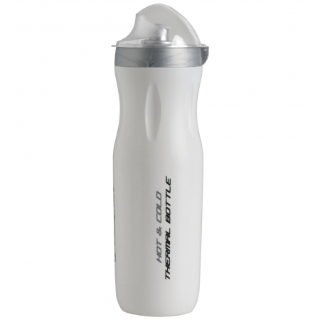 Bidoane si Suporti hidratare - Bidon apa Polisport Thermal Hot And Cold - 500 ml, Alb