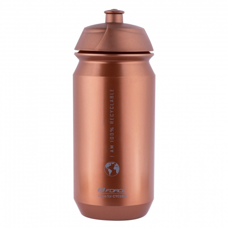 BIDONASE APA - Bidon apa 0.5L FORCE Bio Earth, bronz/gri
