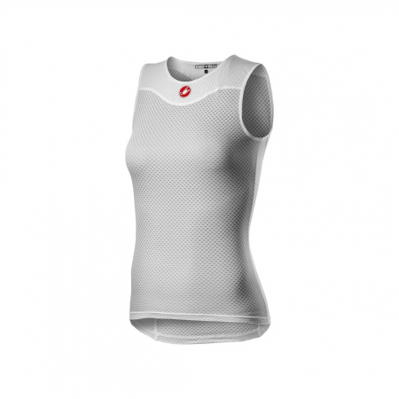 BLUZE CORP & LENJERIE - Bluza corp fara maneci Castelli PRO Issue 2 W SL de dama Alb XS
