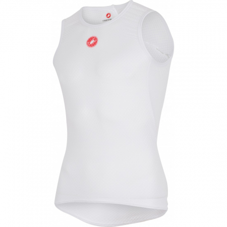 BLUZE CORP & LENJERIE - Bluza corp fara maneci Castelli PRO Issue SL Alb M