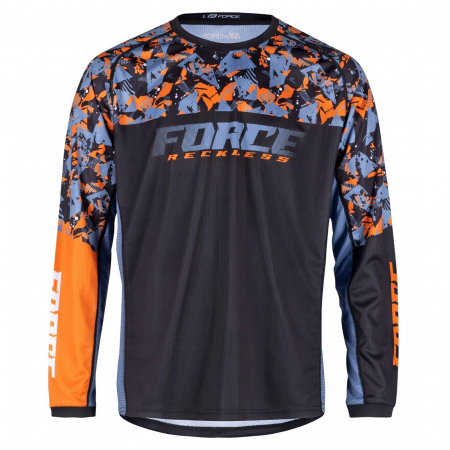 BLUZE CICLISM - Bluza ciclism maneca lunga FORCE Reckless