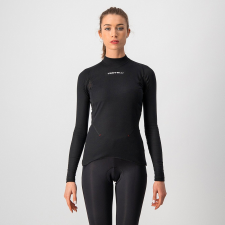 Bluza de corp cu maneca lunga CASTELLI Flanders 2W Warm, de dama, negru [1]