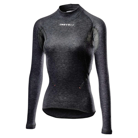 BLUZE - Bluza de corp cu maneca lunga CASTELLI Flanders 2W Warm, de dama, negru