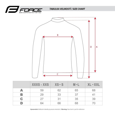 Bluza de corp FORCE Greym, unisex [5]