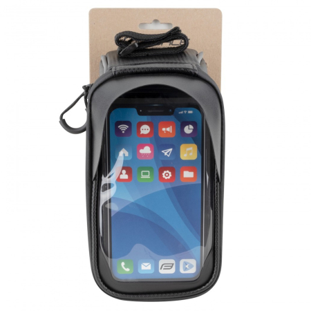 Borseta cadru 1L FORCE Clash cu compartiment telefon, neagra [4]