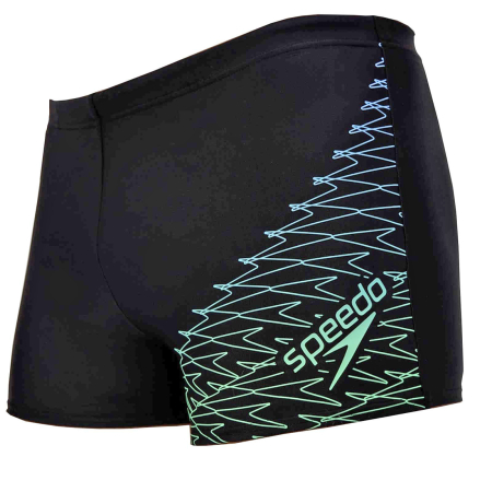 MULTISPORT - Boxeri inot barbati SPEEDO Medley EnduraFlex, Logo Aquashort, rezistenti la clor