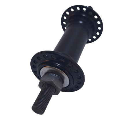 COMPONENTE - Butuc fata 36H, 140 mm, aluminiu, negru