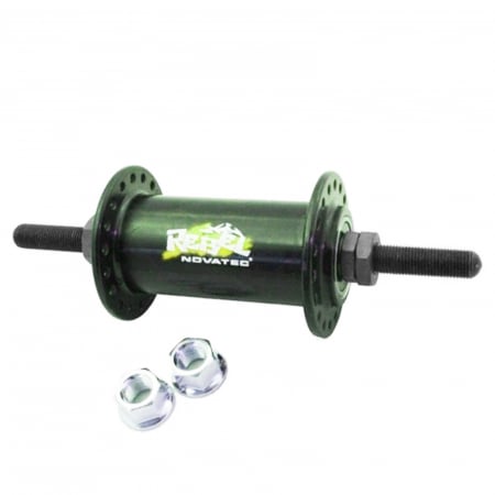 BUTUCI - Butuc fata BMX NOVATEC A075 SBT-14, aluminiu, frana U-Brake, verde