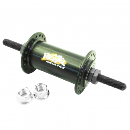 Butuc fata BMX NOVATEC A075 SBT-14, aluminiu, frana U-Brake, verde [1]