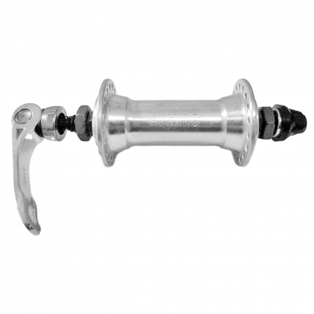 BUTUCI - Butuc fata DHS, aluminiu, 36H, frana V-Brake, argintiu