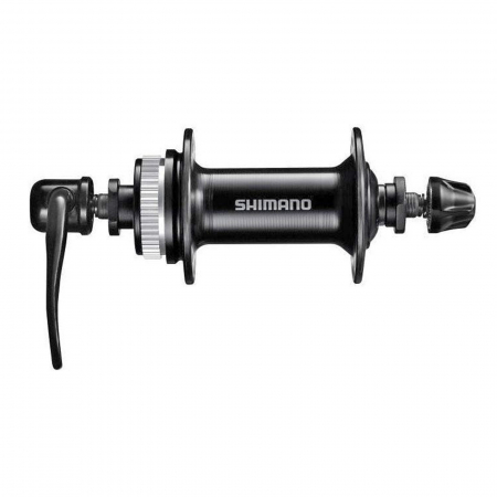 BUTUCI - Butuc fata SHIMANO Tourney HB-TX505, aluminiu, 32H, disc CenterLock, negru