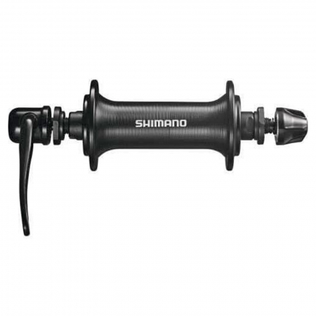 Butuci roti - Butuc fata SHIMANO Tourney HB-TX500-QR, aluminiu, 36H, frana V-Brake, negru