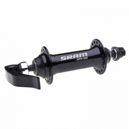 BUTUCI - Butuc fata SRAM Hub 300, aluminiu, 32H, frana V-Brake, negru