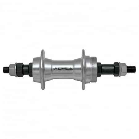 BUTUCI - Butuc spate FORCE, aluminiu, 36H, frana V-Brake, 6/7 viteze, argintiu