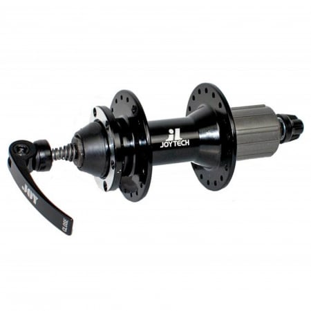 BUTUCI - Butuc spate JOYTECH D762TSE-9S, aluminiu, 36H, frana disc, 9 viteze, negru