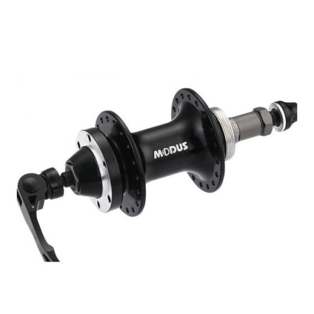 BUTUCI - Butuc spate MD JA151R, aluminiu, 32H, 135 mm, 7 viteze, disc, QR, negru