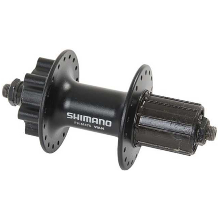 BUTUCI - Butuc spate SHIMANO Deore, aluminiu, 36H, 135 mm, negru