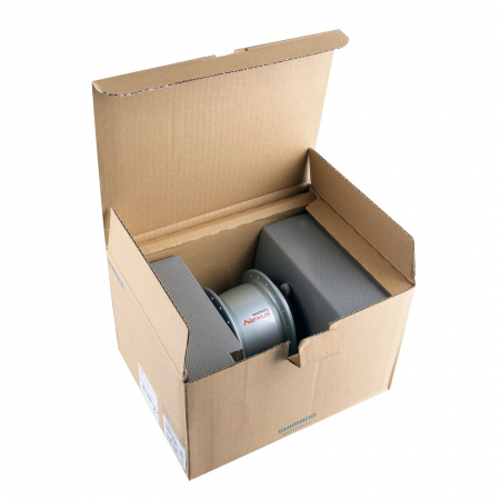 Butuc spate SHIMANO Nexus SGC600, aluminiu, 36H, frana roller-brake, 8 viteze, argintiu [2]