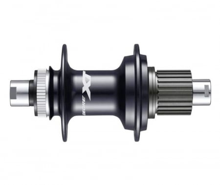 BUTUCI - Butuc spate SHIMANO XT FHM8110, aluminiu, 32H, frana disc CenterLock, 12 viteze, negru