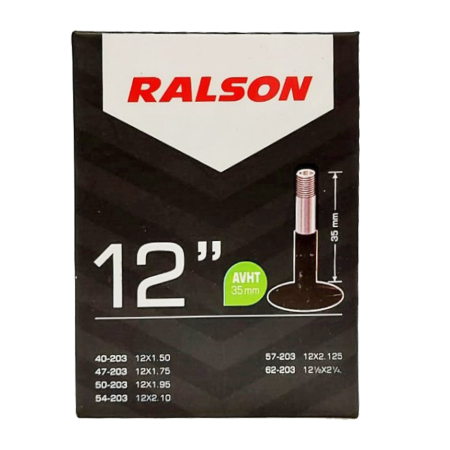 CAMERE 12 inch - Camera bicicleta 12"x1.5-2.125 RALSON, valva AV35
