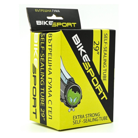 CAMERE 29 inch - Camera bicicleta 29"x1.95/2.125 BIKESPORT, cu solutie antipana, valva AV 48 mm