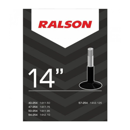 ANVELOPE SI CAMERE 14" - Camera bicicleta 14"x1.50-2.125 RALSON R-6205 (40/57-254) AV