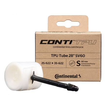 Camera bicicleta 28" CONTINENTAL TPU 28 (25-622/35-622), valva FV60 [1]